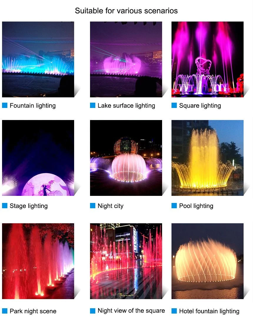 300G blue led swimming pool lights